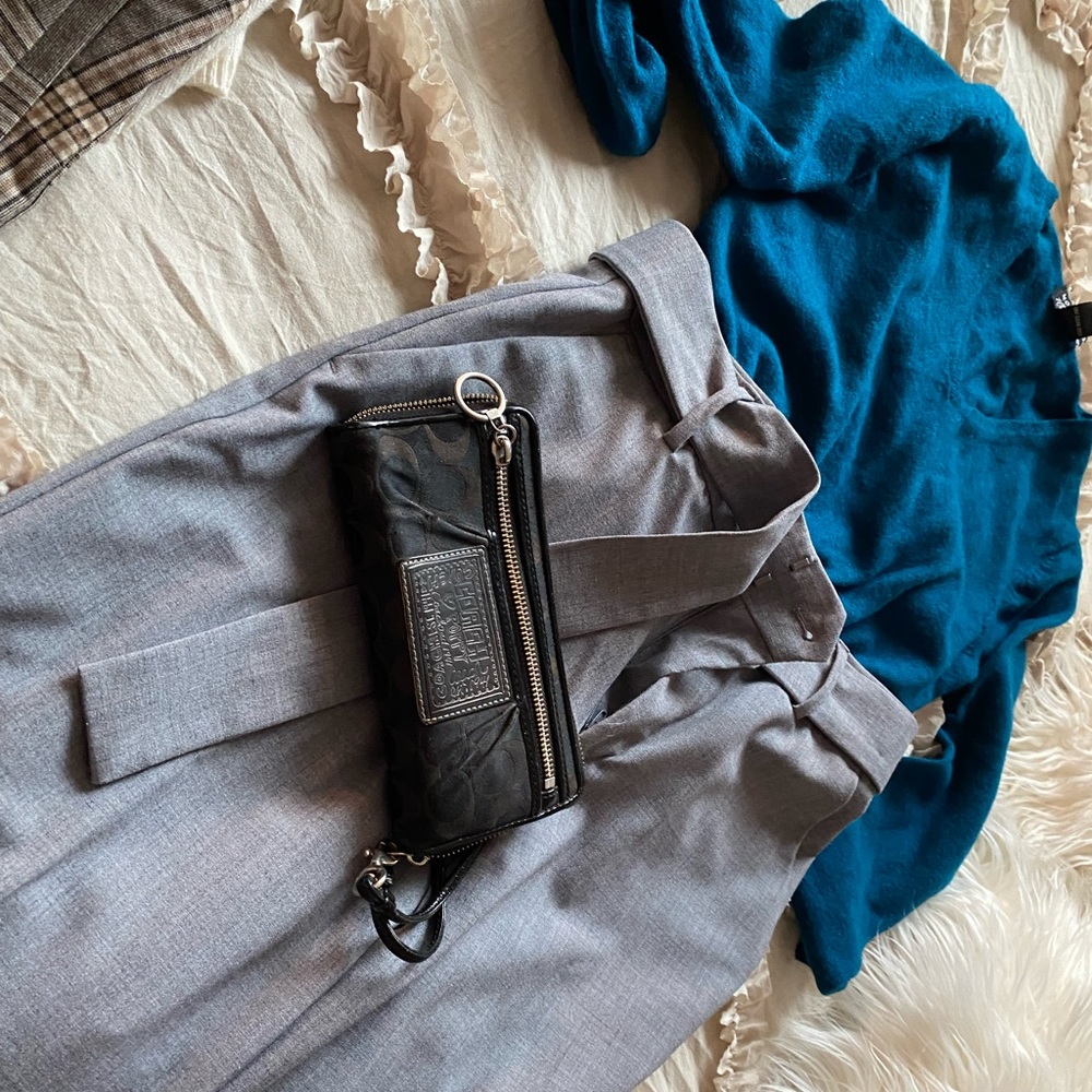 Coach leather Poppy Wristlet
